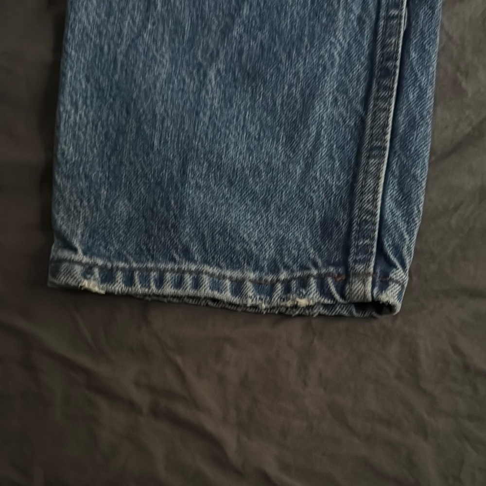 Reformation High Rise Blue Jeans Timeless Fit - Picture 6 of 6